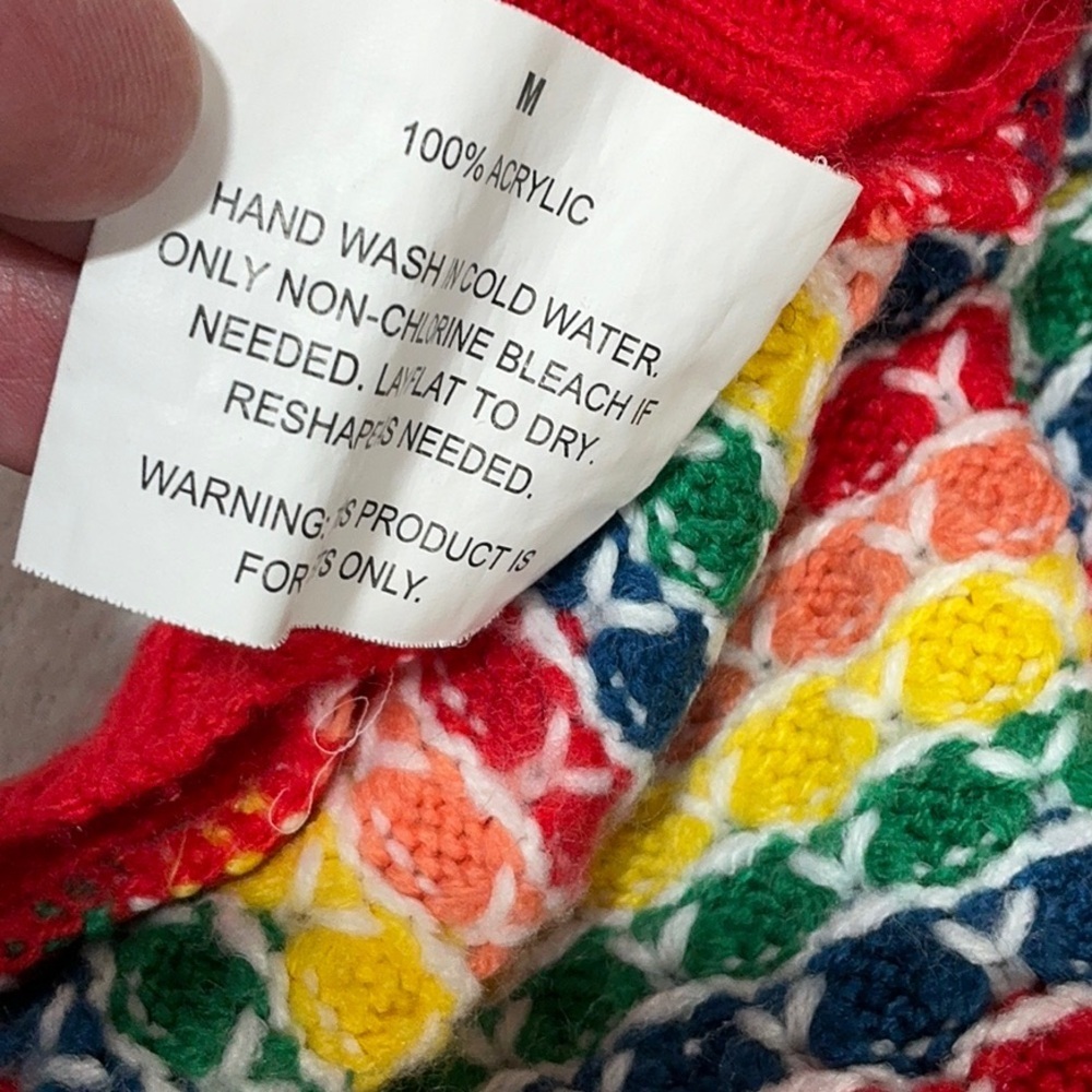 Colorful Striped Knit Sweater - Picture 9 of 9